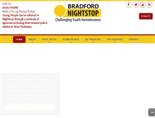 Tablet Screenshot of bradfordnightstop.org.uk